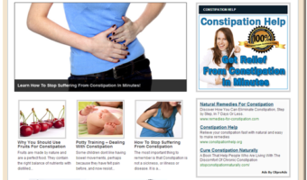 Constipation PLR Blog