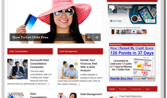 Debt Free PLR Blog