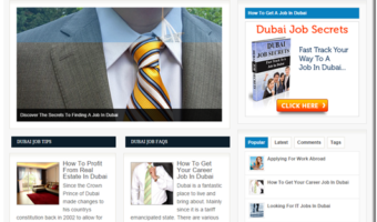 Dubai Jobs PLR Site