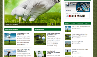 Golf Niche Ready Made Blog