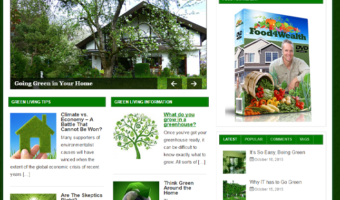 Green Living PLR Blog