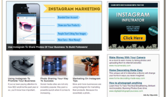 Instagram Marketing Site