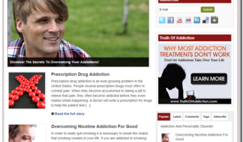 Overcoming Addiction Niche Site